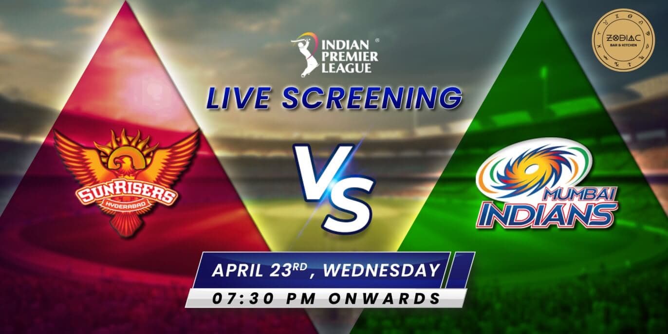 SRH Vs MI | IPL Live Screening 