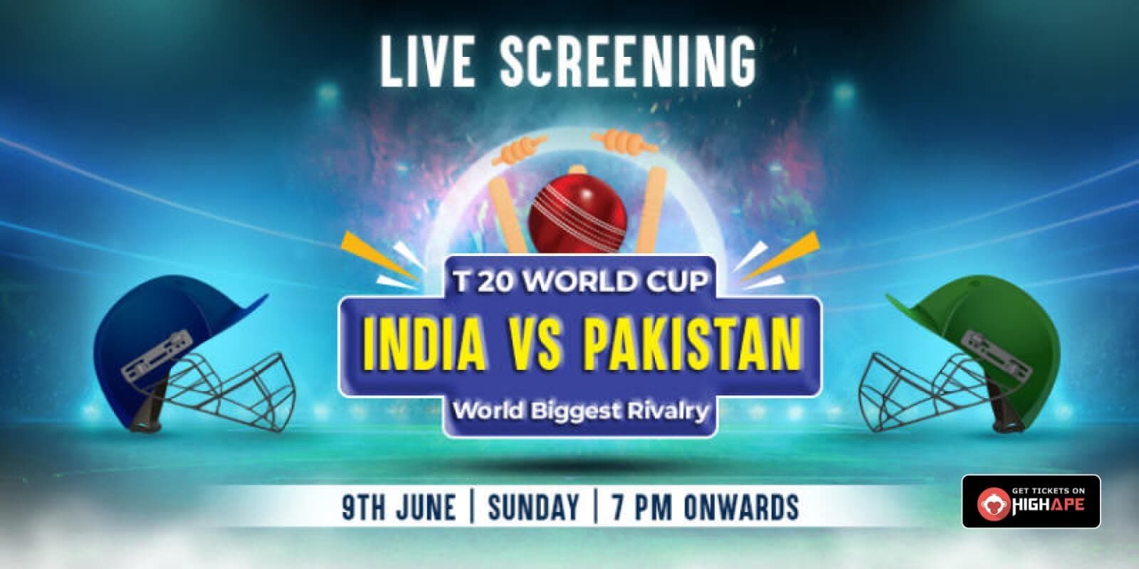 India Vs Pakistan T20 World Cup Live Screening | Gillys 104