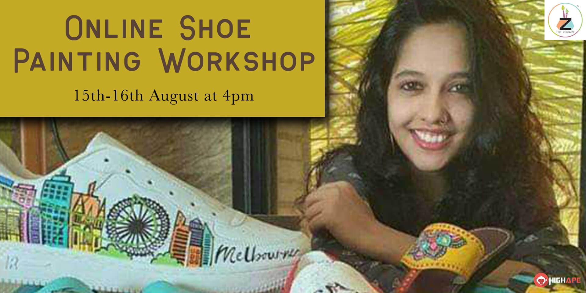 Online Shoe Painting Workshop