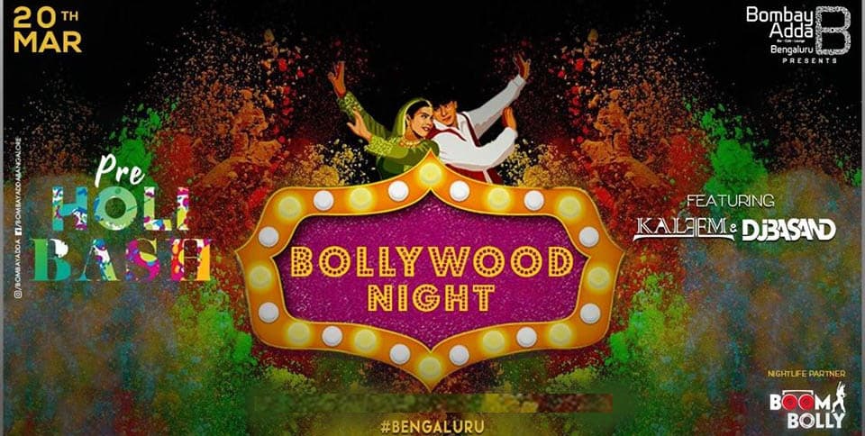 Pre Holi Bash: Bollywood Night