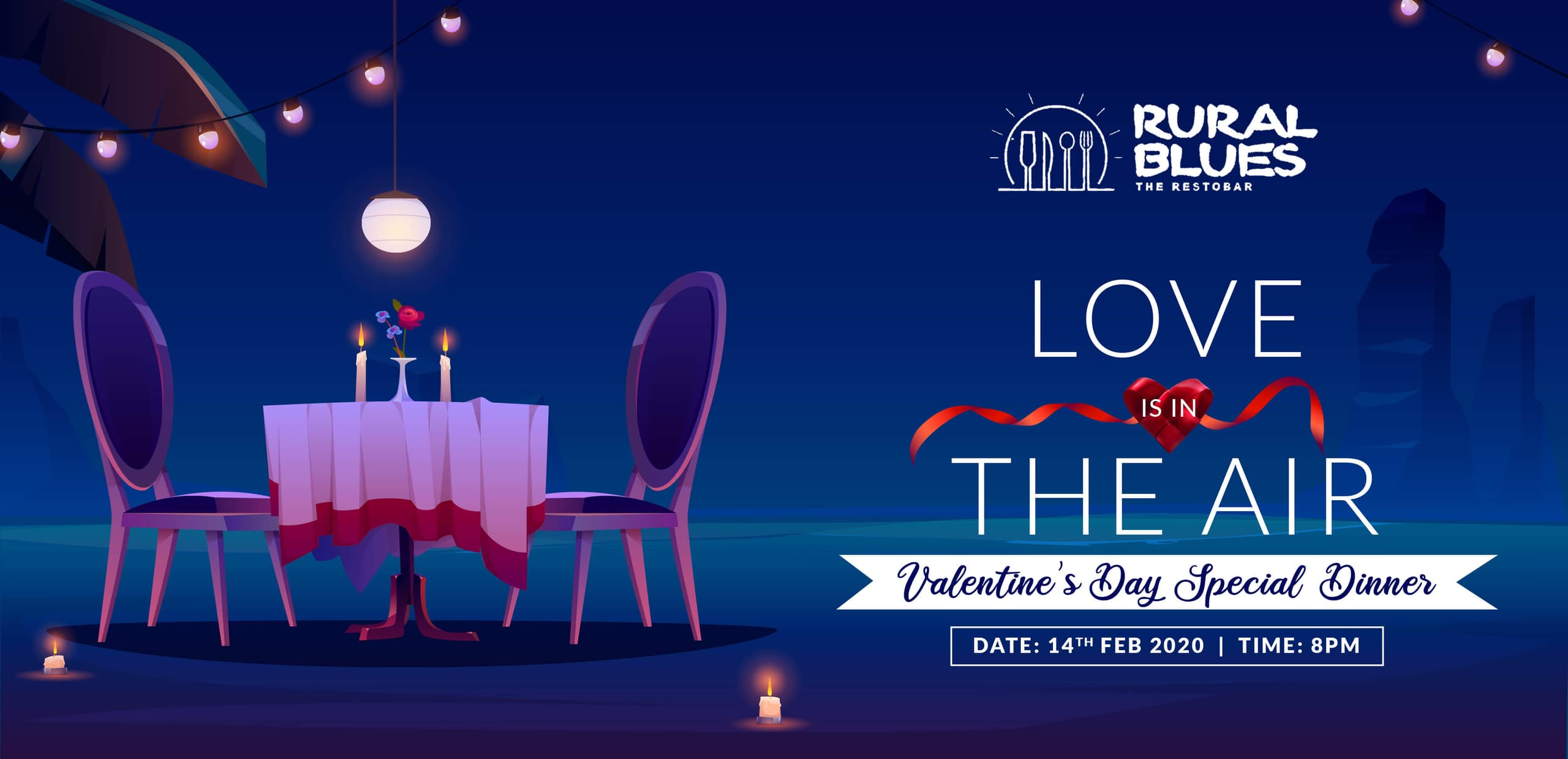 Love Is In The Air  - Valentine's Day Dinner At Rural Blues