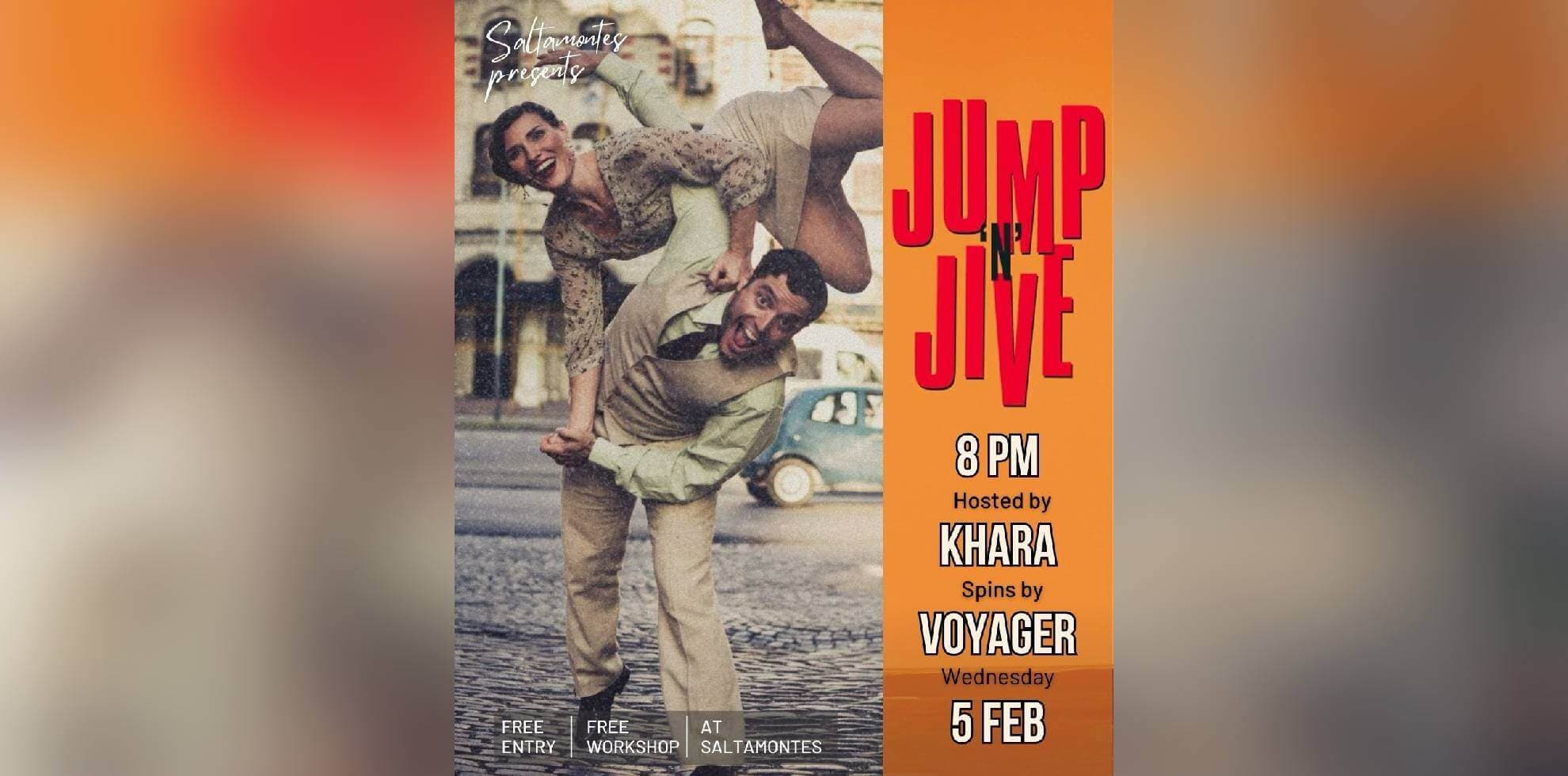 Jump N Jive Night | Saltamontes