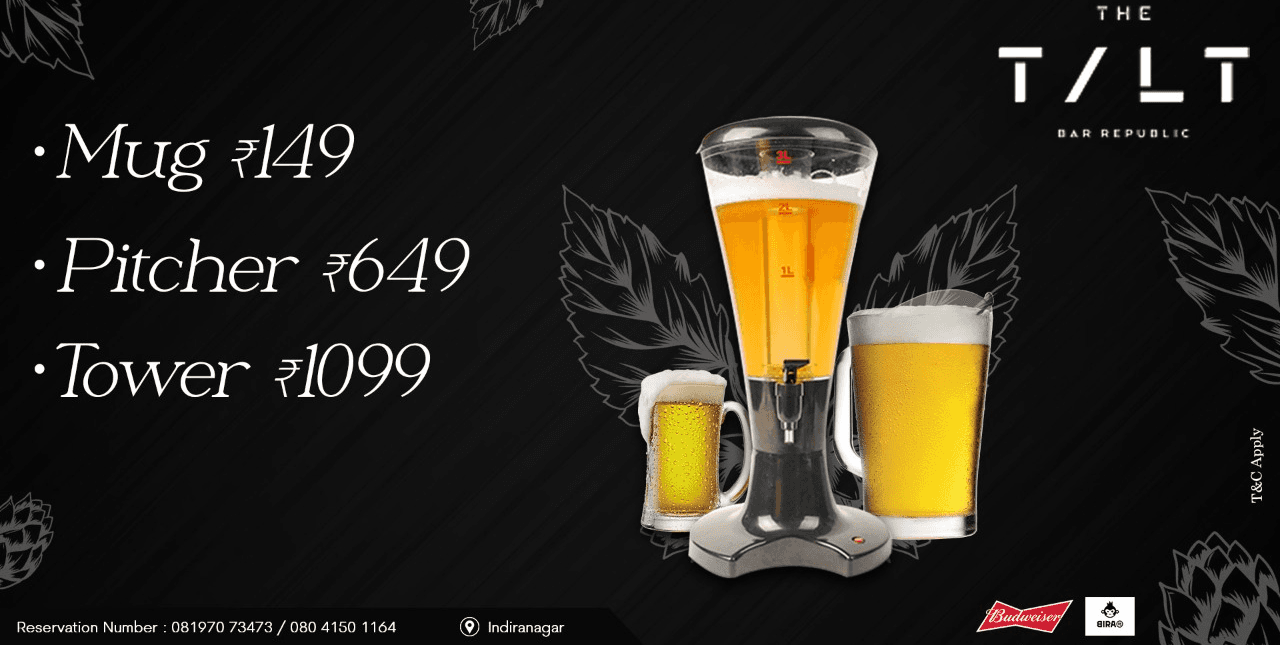 Happy hours on Draught Beer