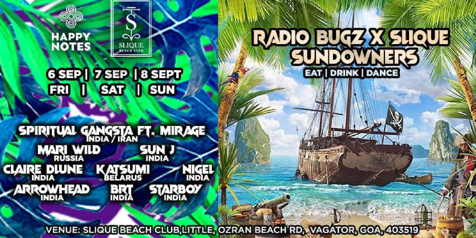 Slique Sundowners | Slique Beach Club
