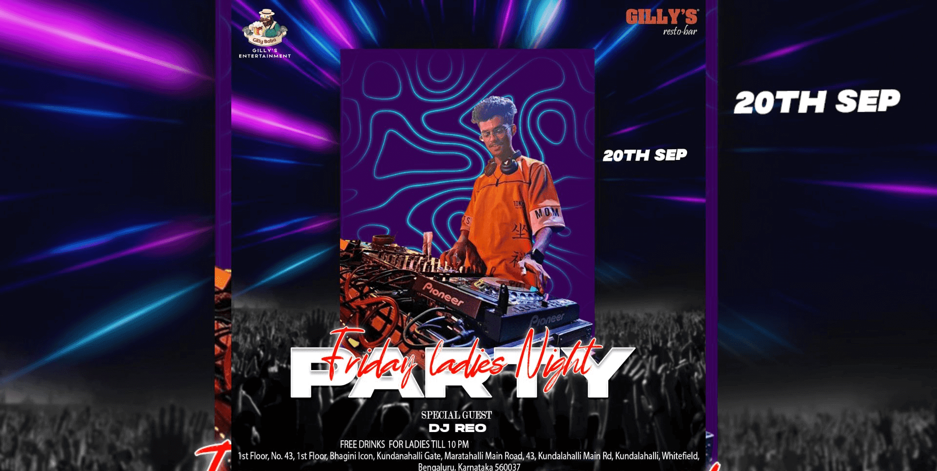 Friday Ladies Night | Gillys Kundanahalli