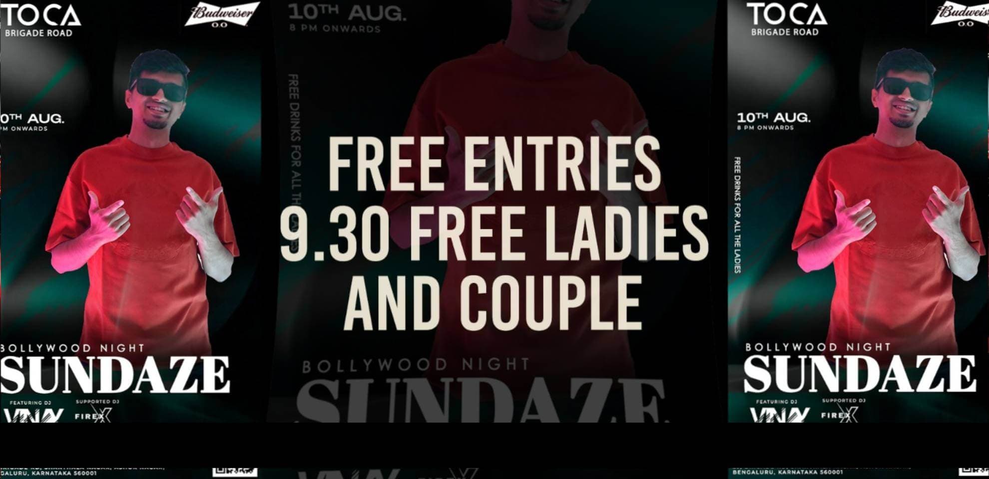 Sundaze Bollywood Night | Toca Brigade