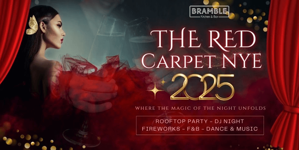 Red Carpet NYE 2025 - Bangalore Biggest New Year Rooftop Party