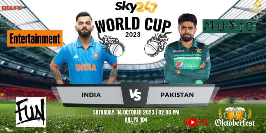 Oktoberfest Live Screening Ind Vs Pak | Gillys 104