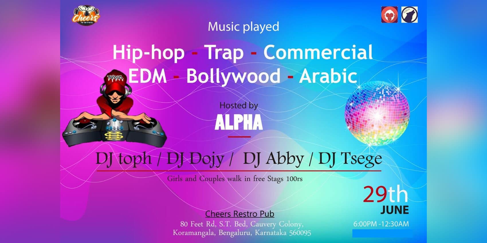 DJ Night At Cheers Resto Pub