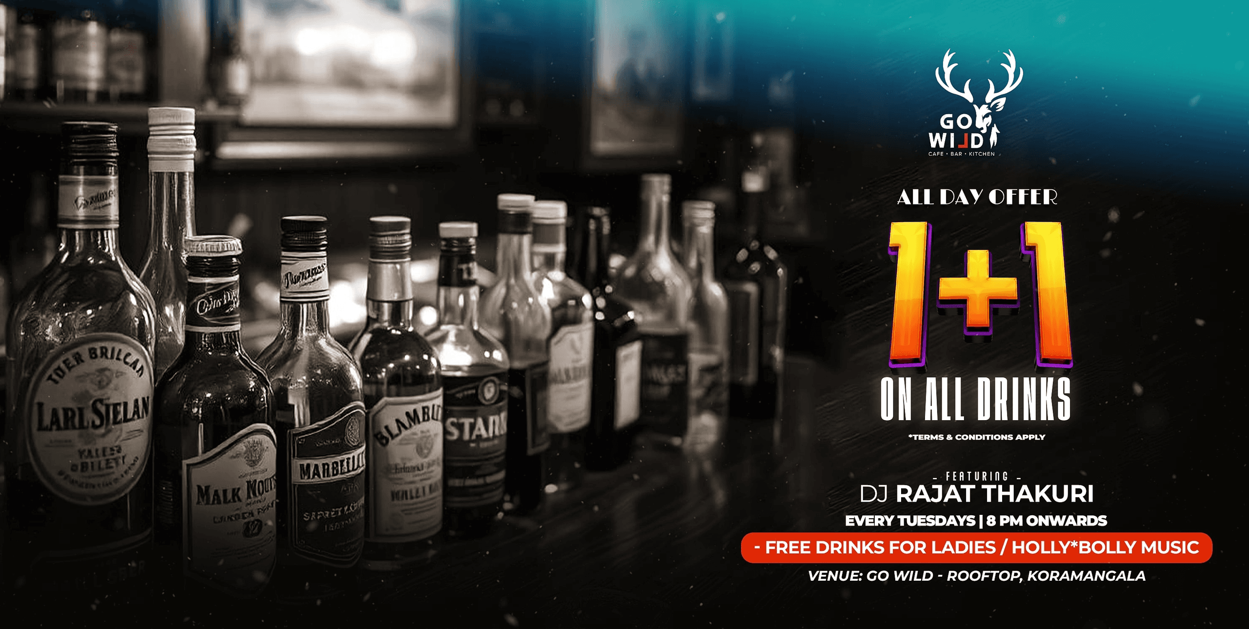 One + One Tuesdays | Gowild Rooftop