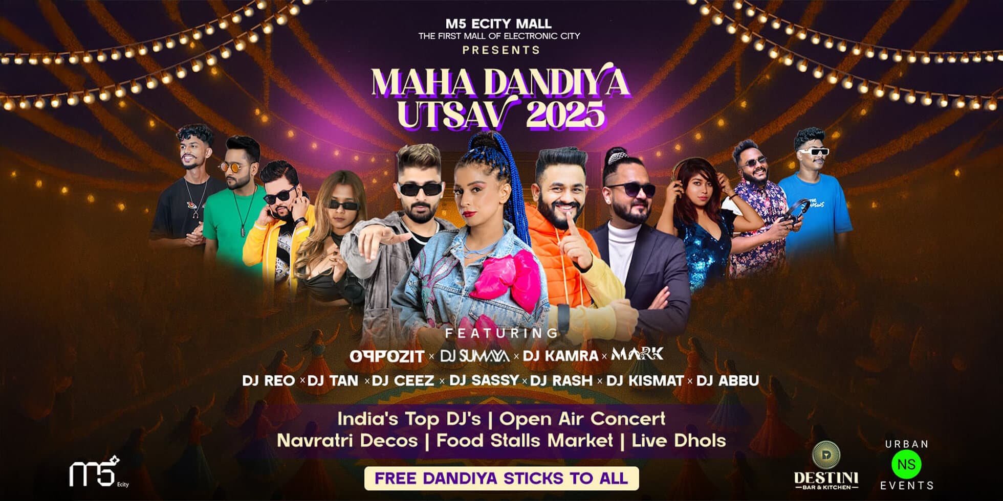 Maha Dandiya Utsav 2025 | M5 Mall