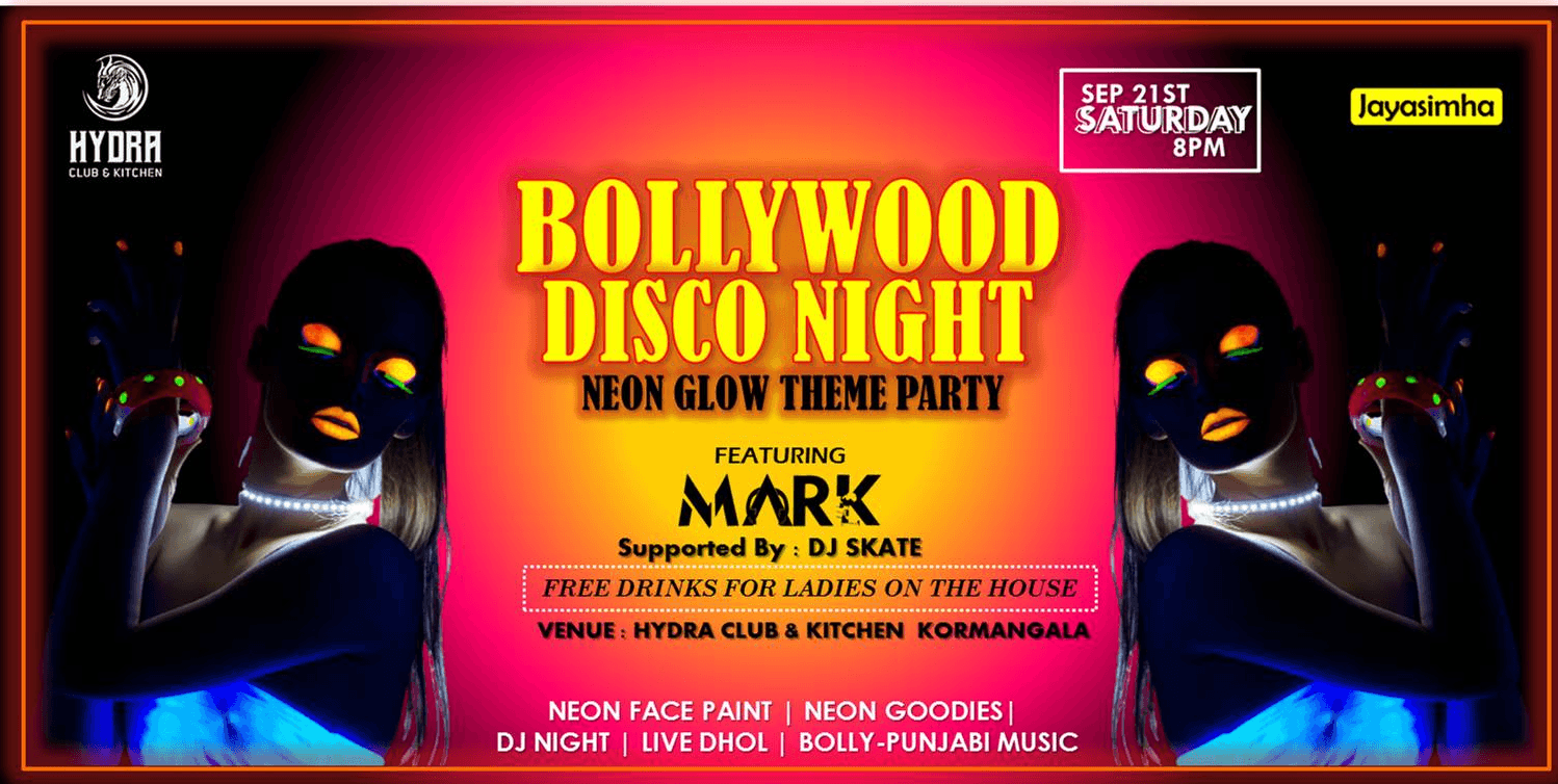 Bollywood Disco Night - Neon Theme Party