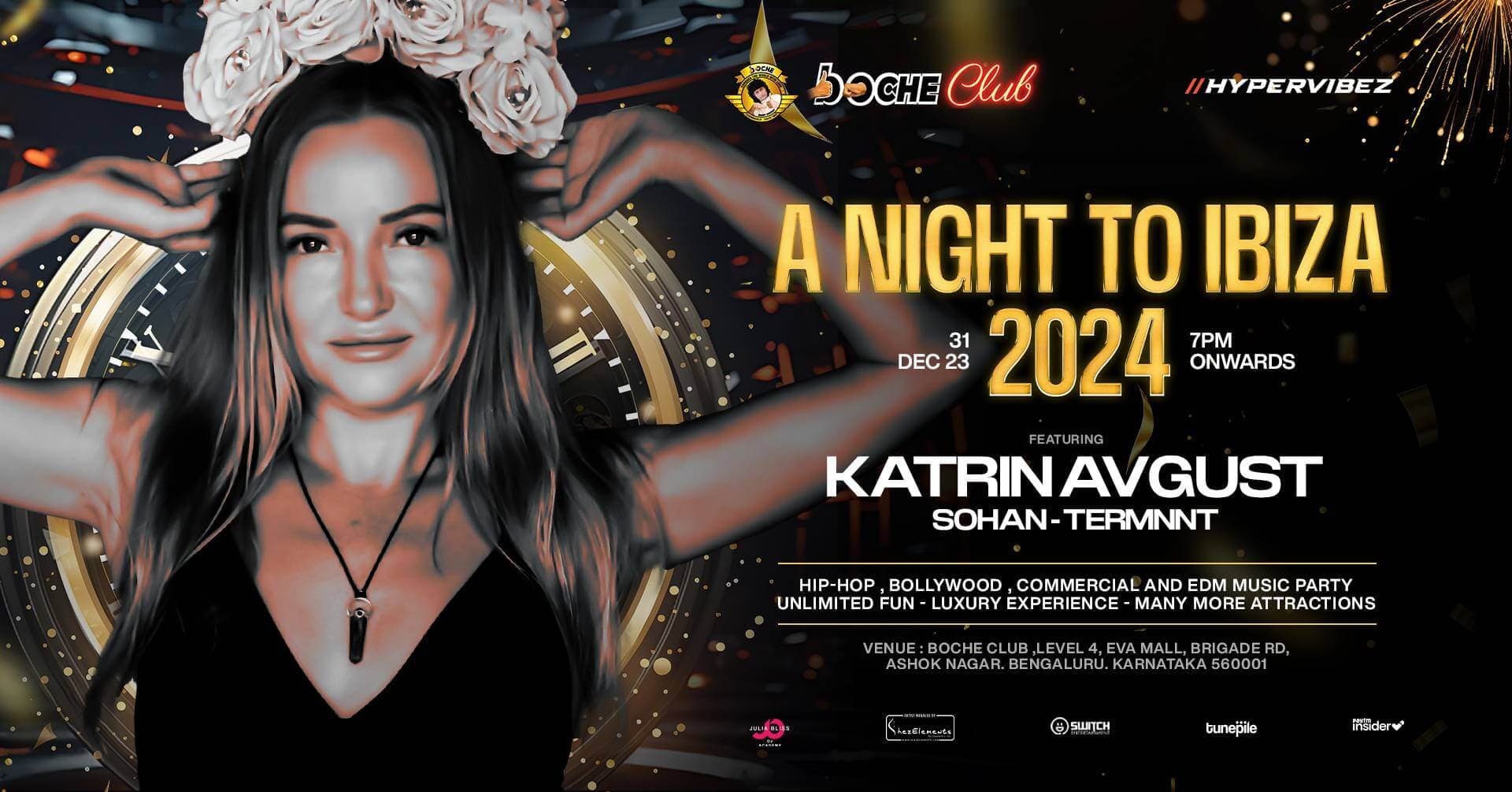 A Night To Ibiza NYE 2024 | Boche Club