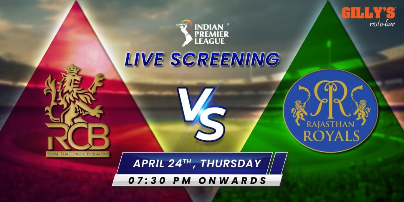 RCB Vs RR | IPL Live Screening 
