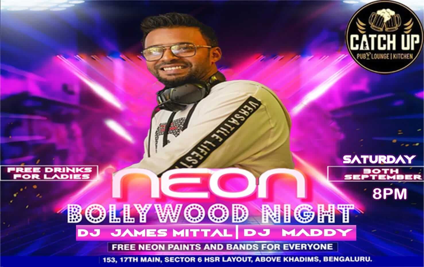 Neon Bollywood Night