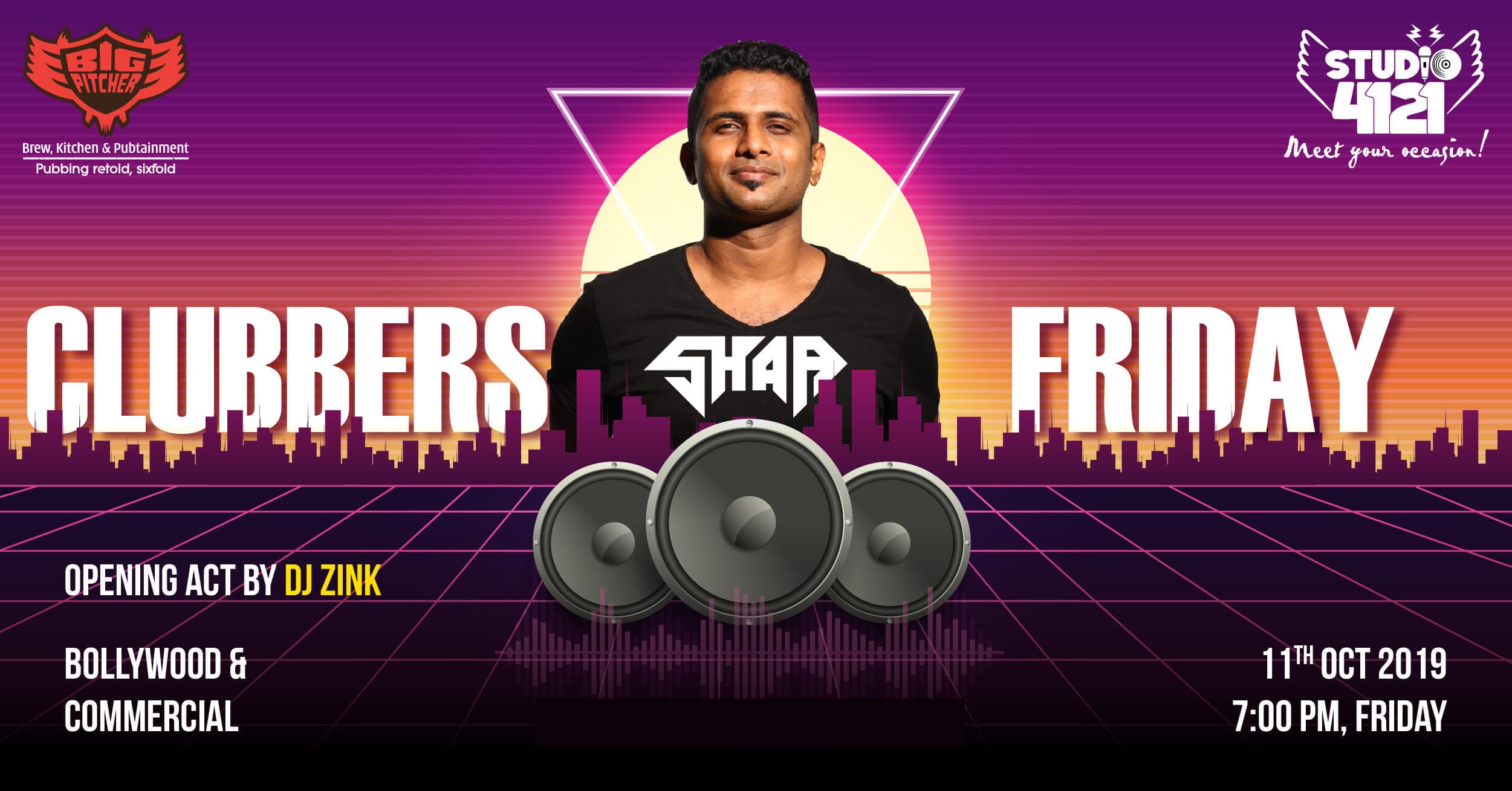 Clubbers Friday Night 