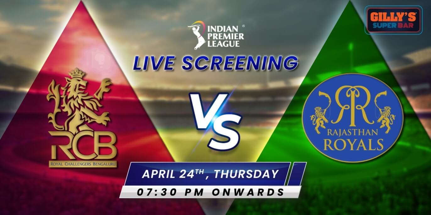 RCB Vs RR | IPL Live Screening 