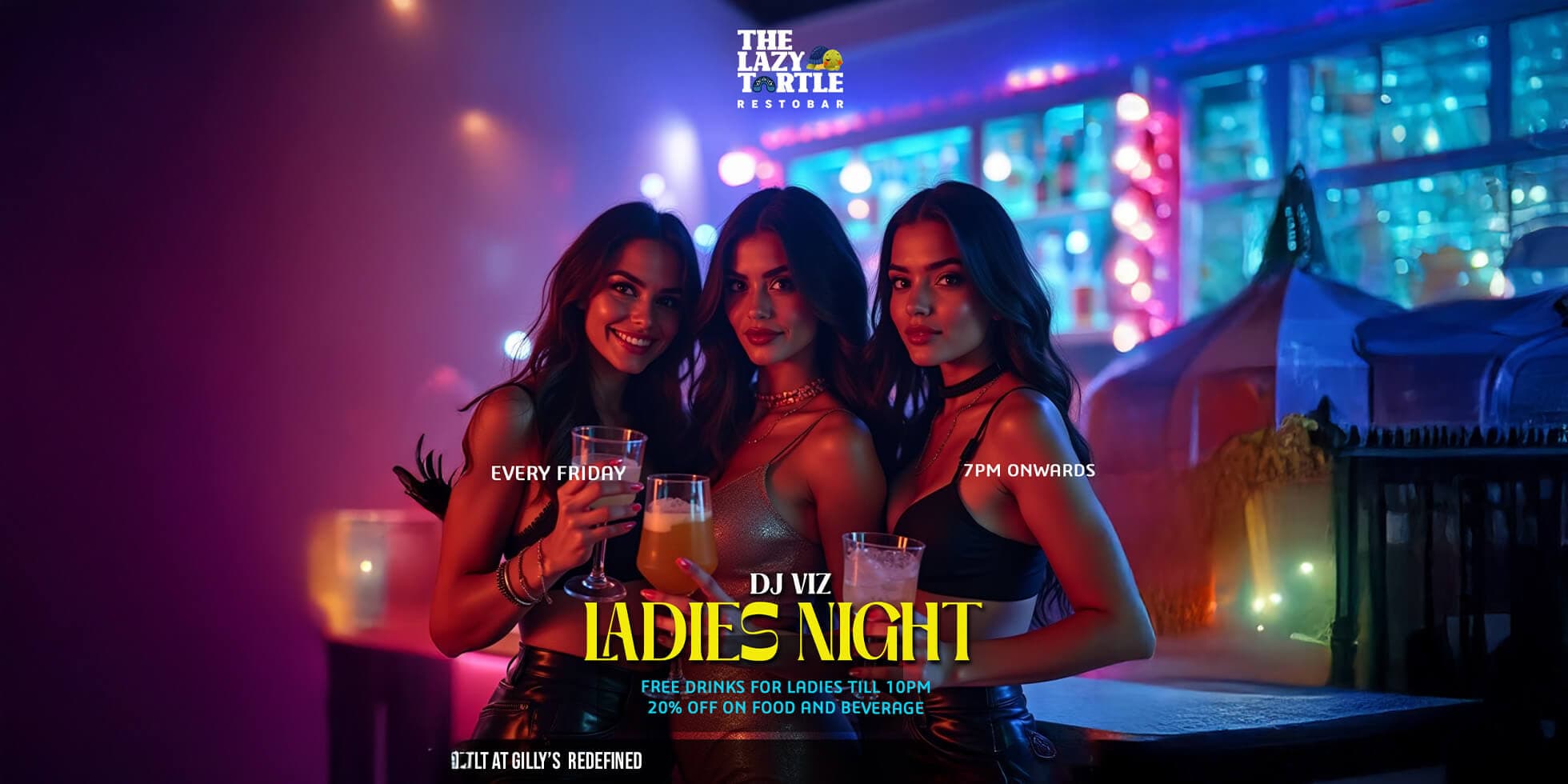 Ladies Night Ft DJ Viz At The Lazy Turtle