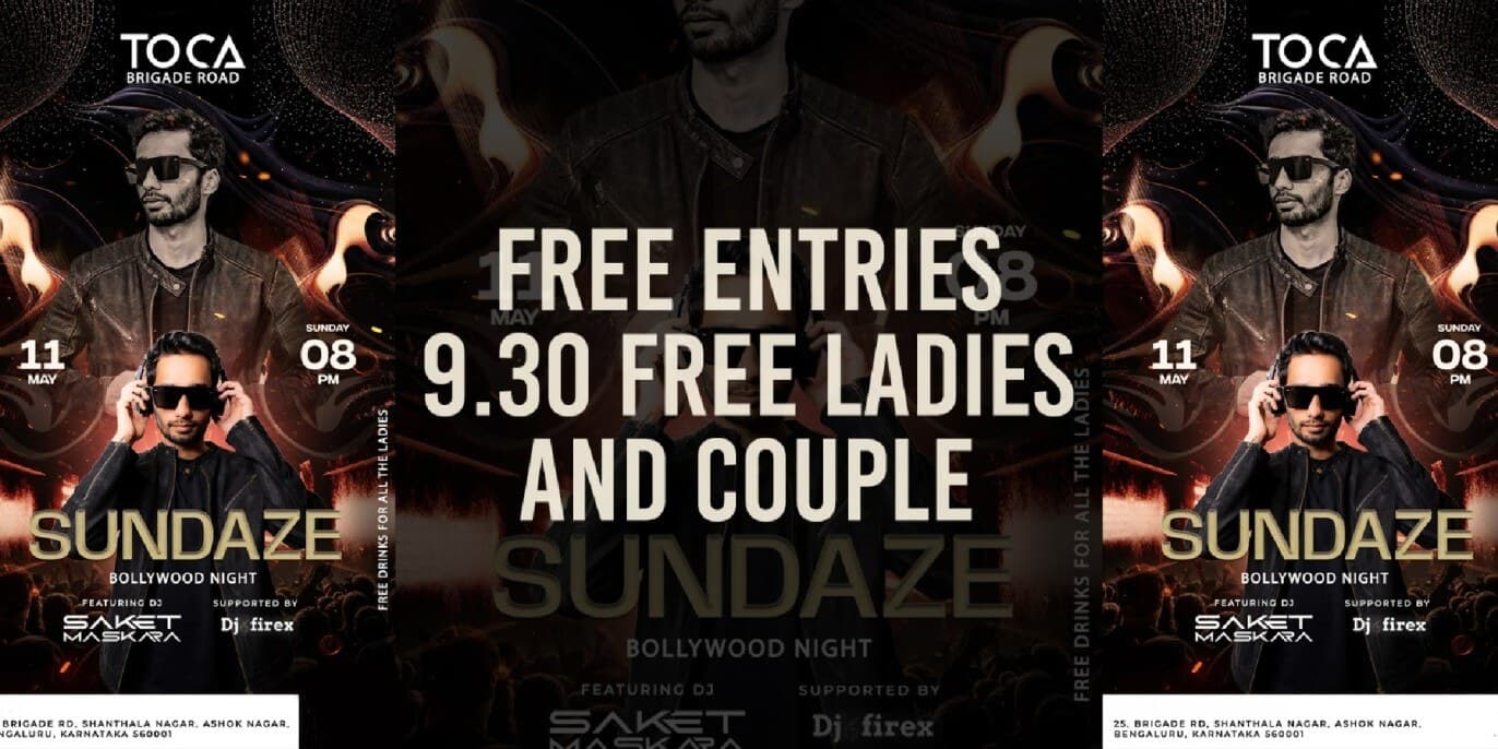 Sundaze Bollywood Night | Toca Brigade