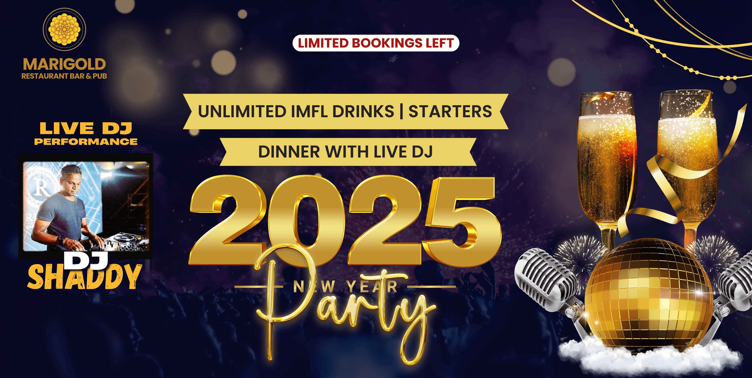 New Year Party 2025 | Marigold