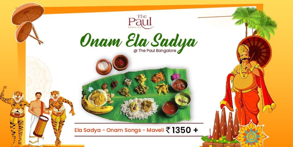Onam Sadya at The Paul Bangalore