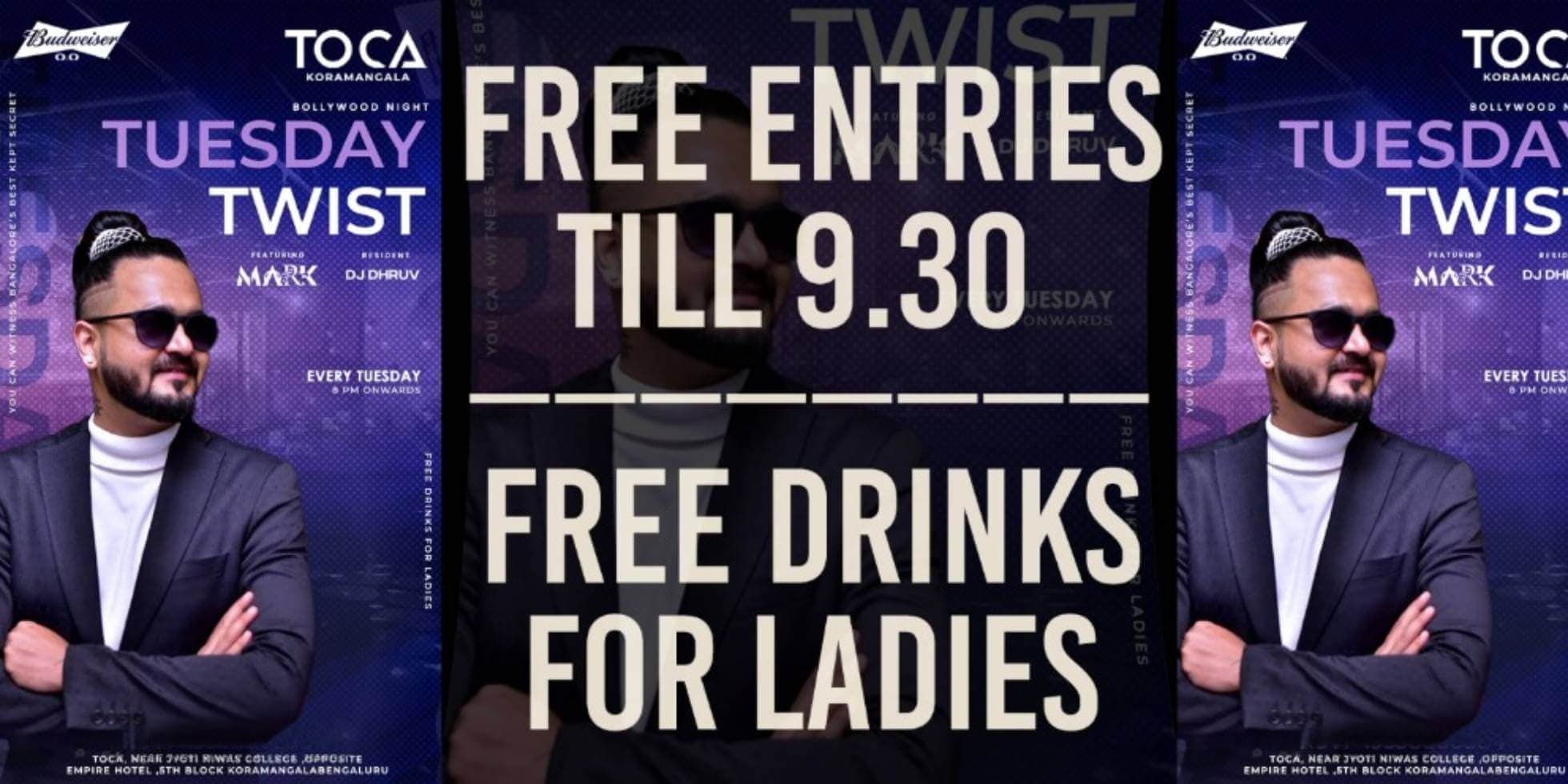 Tuesday Twist Bollywood Night At Toca Koramangala