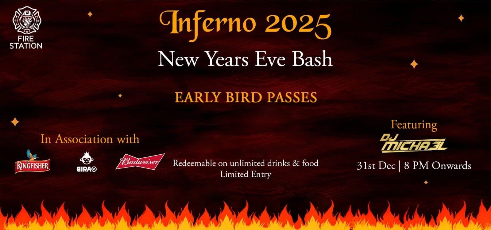 Inferno 2025 - New Year Eve Bash | Fire Station