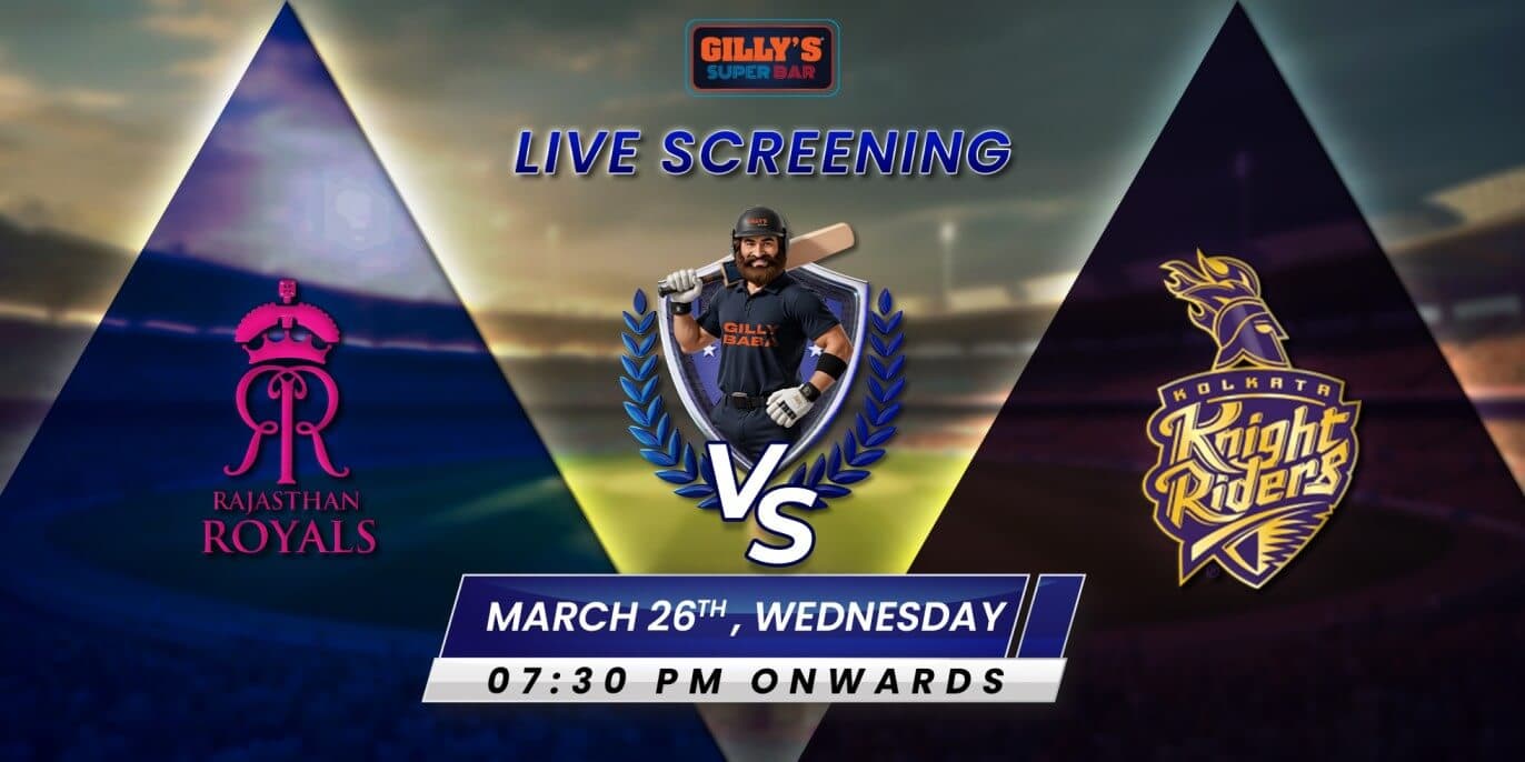 IPL Live Screening | RR Vs KKR