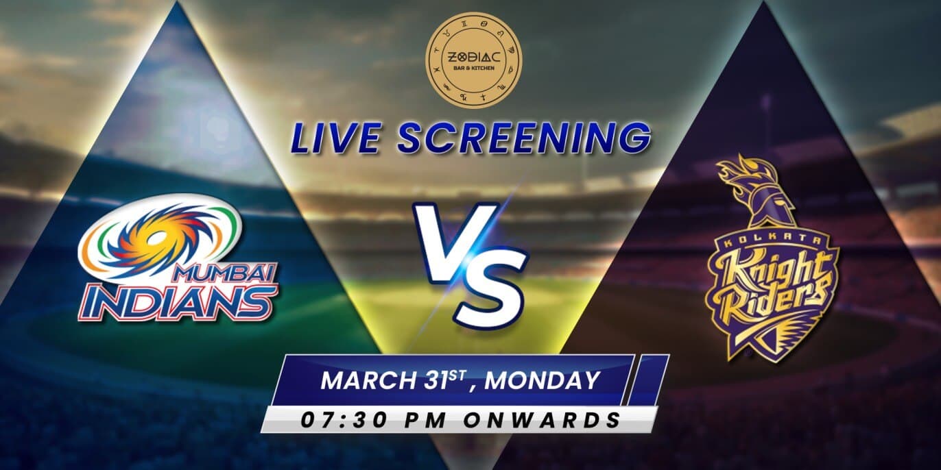 MI Vs KKR | IPL Live Screening 