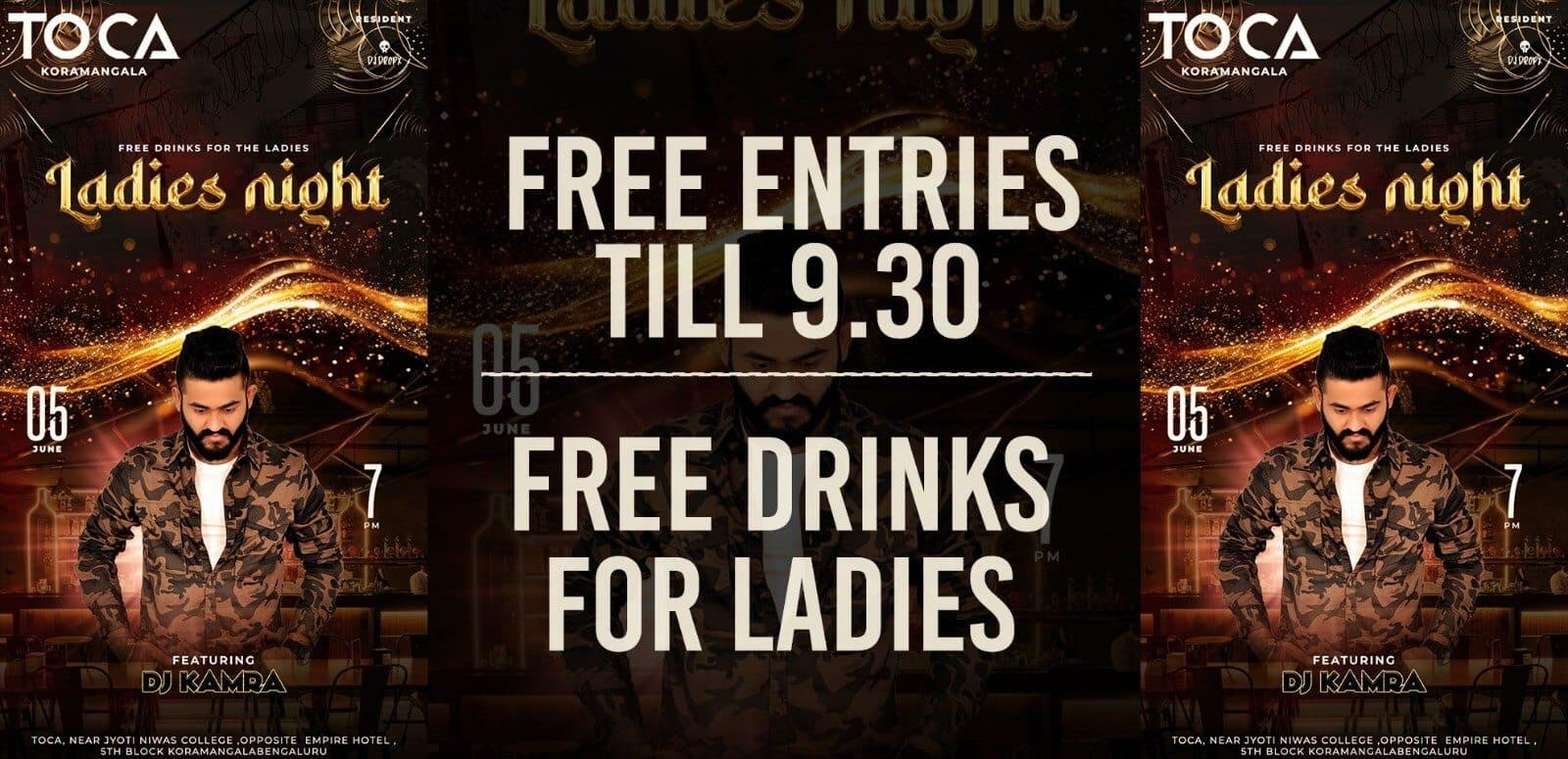 Wednesday Ladies Night | Toca Kormangala