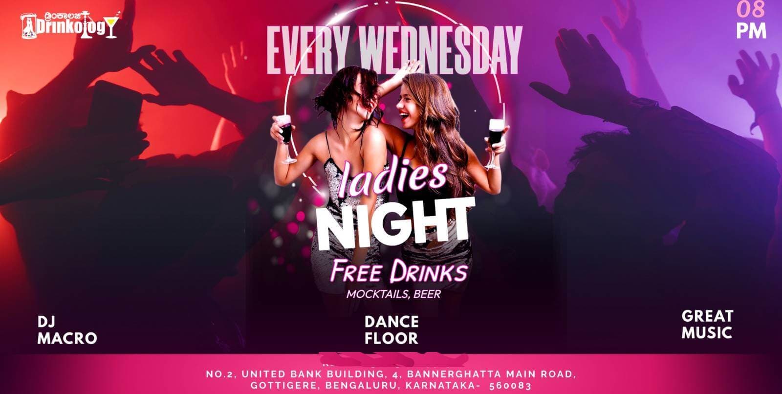 Wednesday Ladies Night | Drinkology Gastro Pub