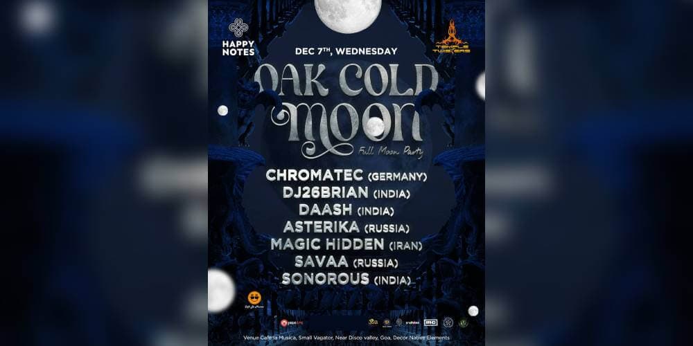 Oak Cold Moon - Full Moon Party
