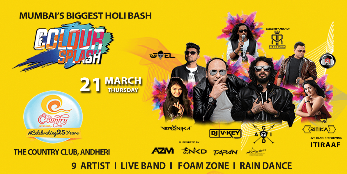 Colour Splash Mumbai's Biggest Holi