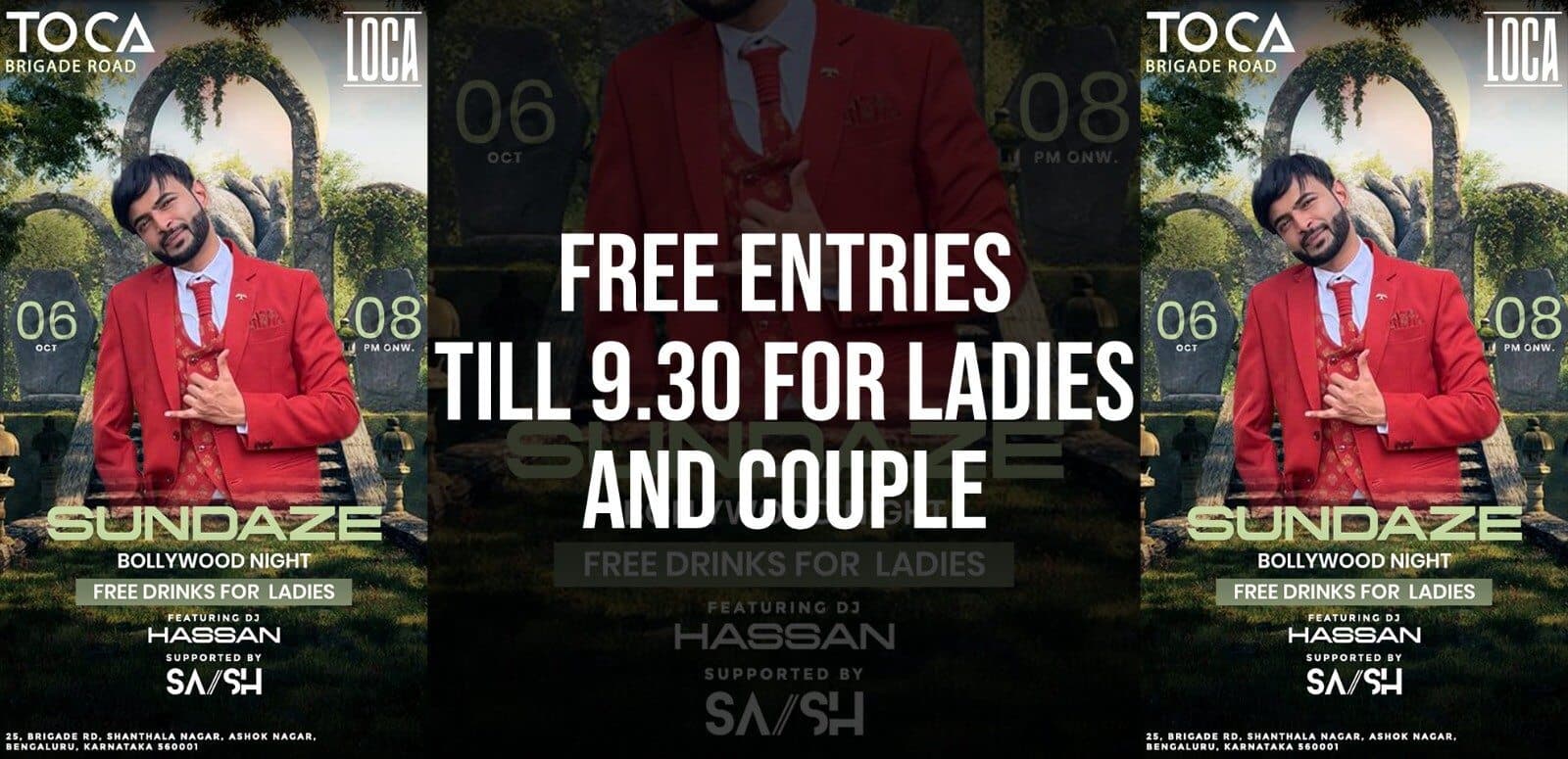 Sundaze Bollywood Night | Toca Brigade