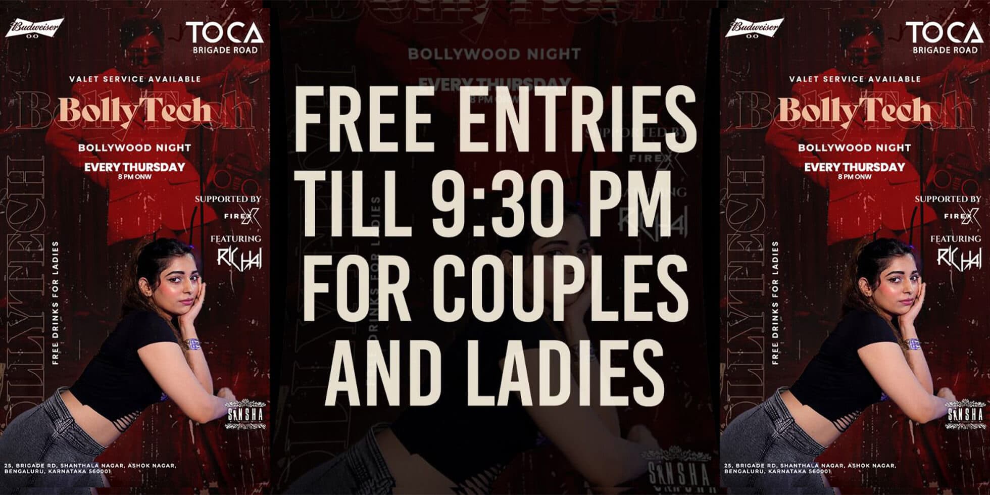 BollyTech Ladies Night | Toca Brigade