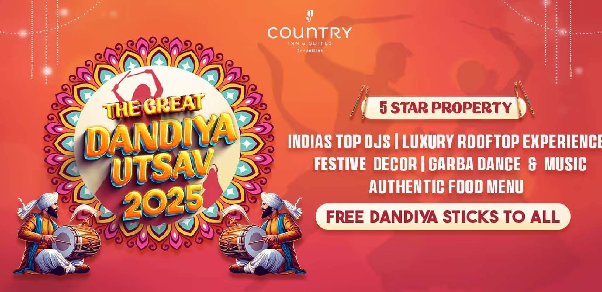The Great Dandiya Utsav 2025 | Country Inn And Suites