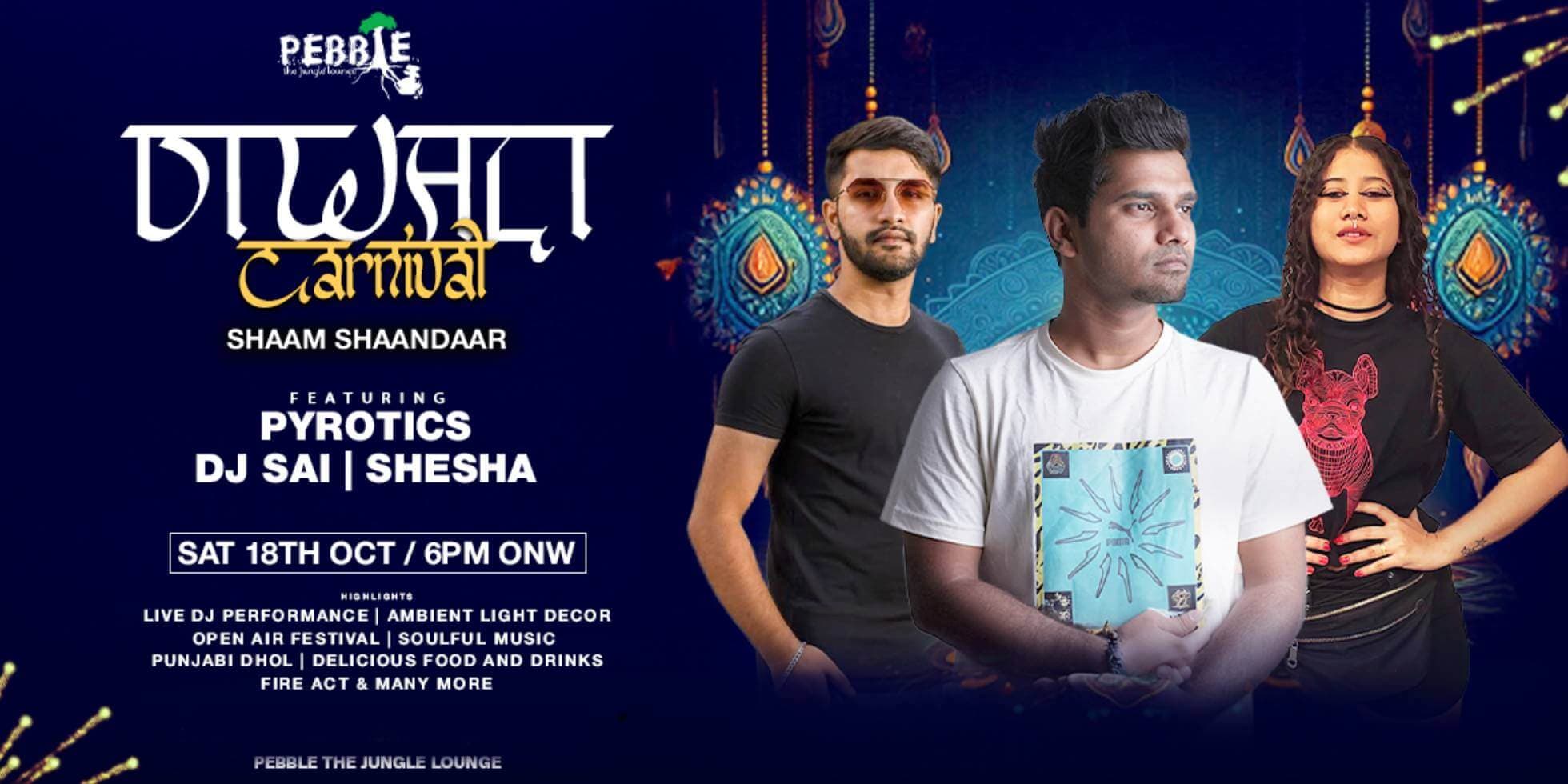 Diwali Carnival At Pebble The Jungle Lounge