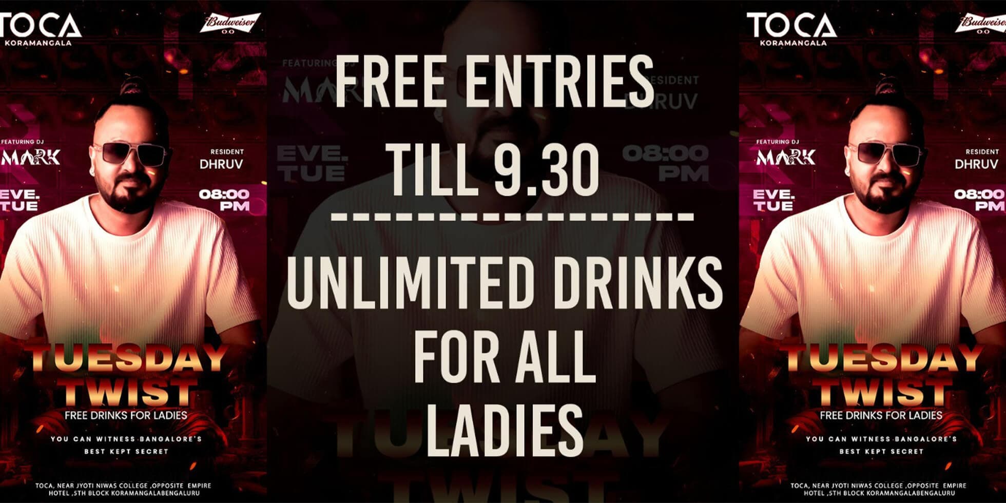 Tuesday Twist Bollywood Night At Toca Koramangala