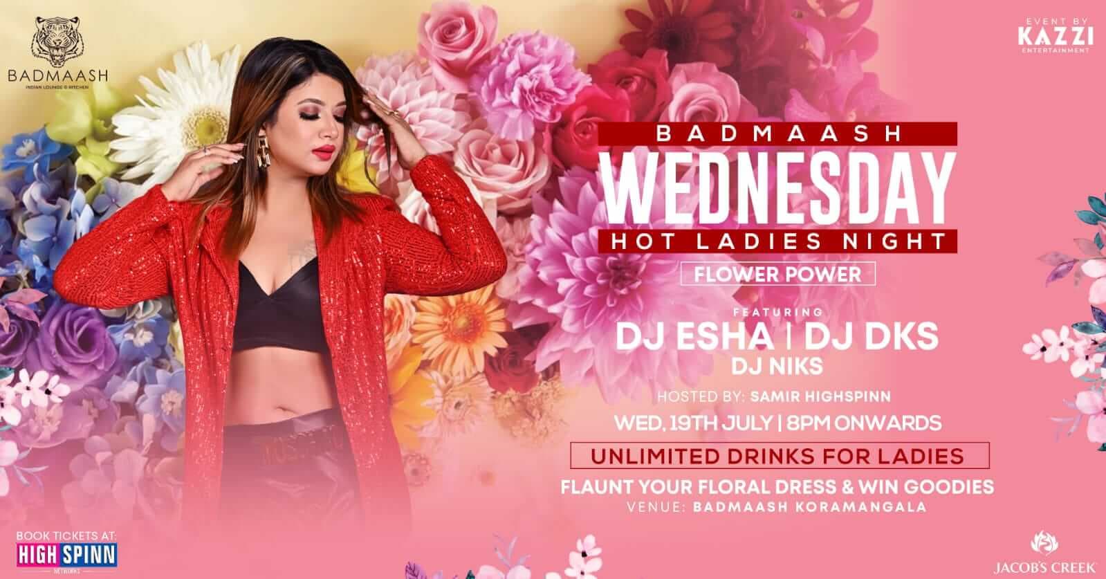 Wednesday - The Hot Ladies Night