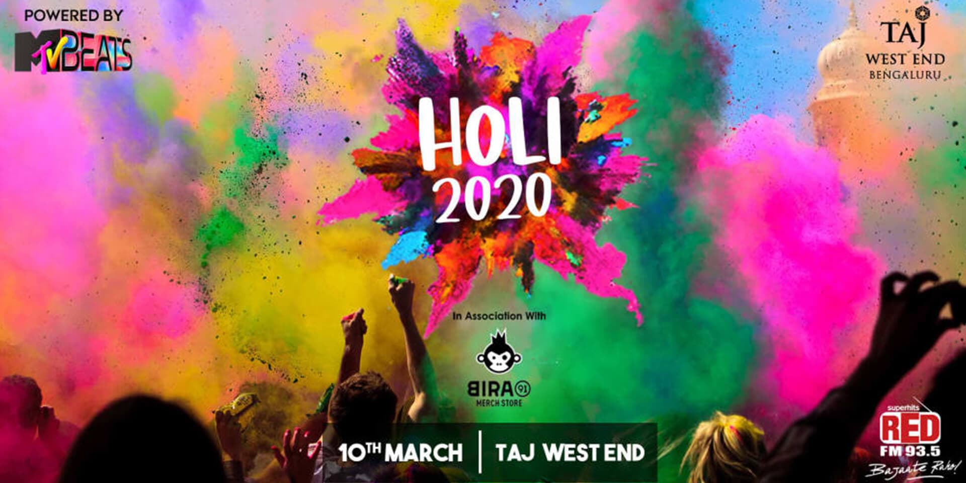 Holi 2020 At Taj West End