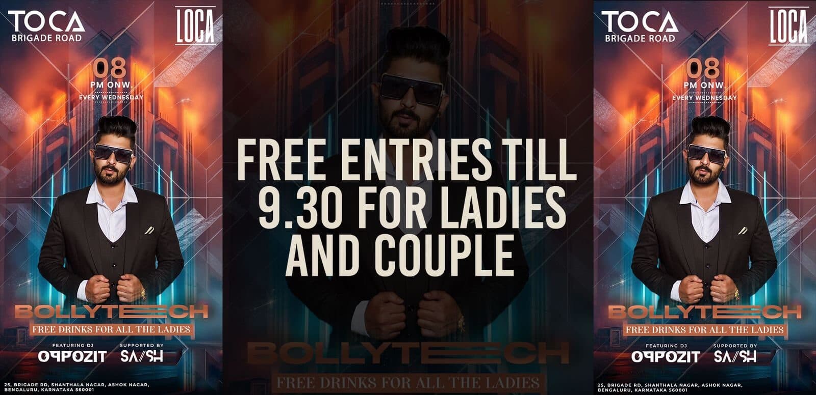 Commercial Bollywood Night | Toca Brigade