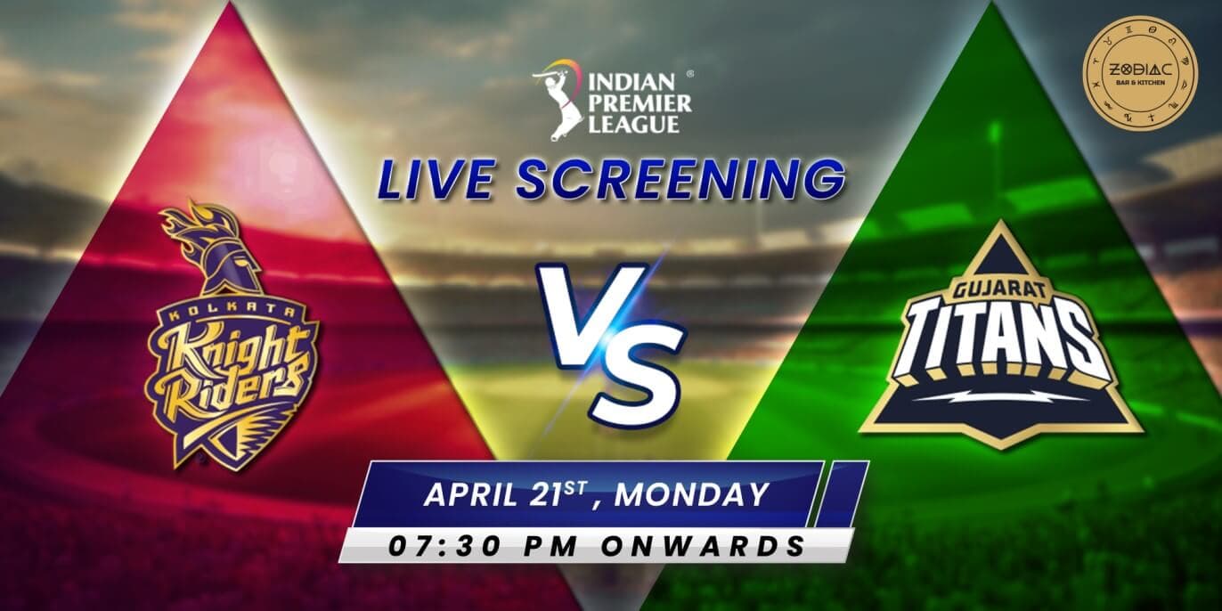 KKR Vs GT | IPL Live Screening 