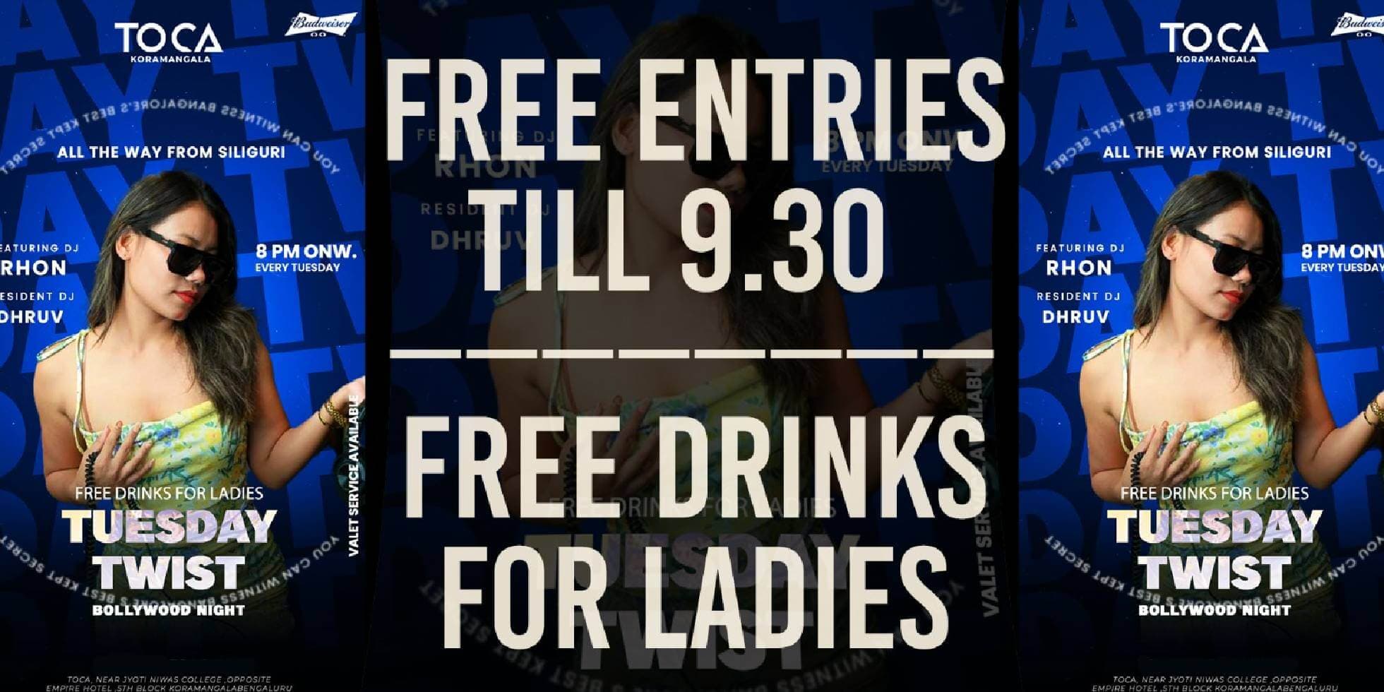 Tuesday Twist Bollywood Night At Toca Koramangala 