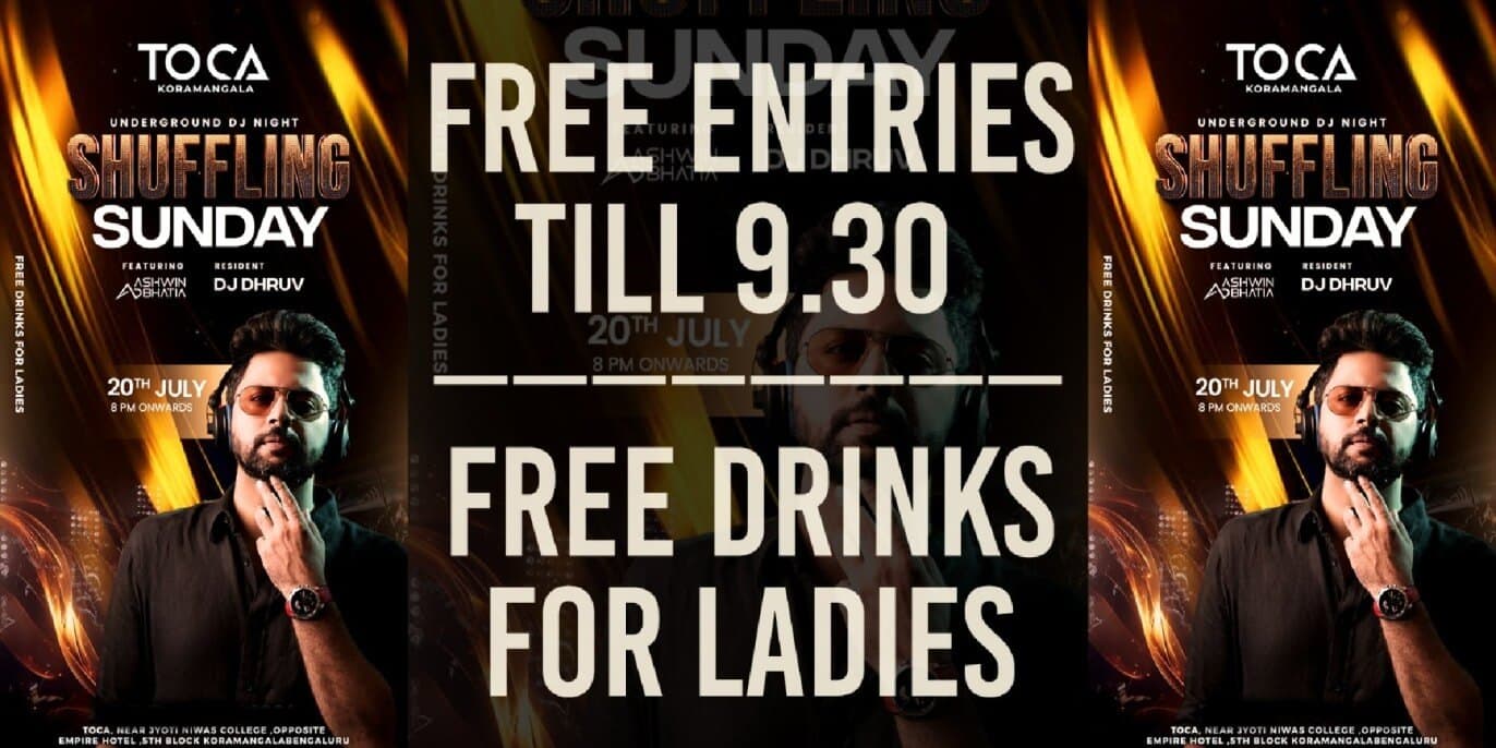 Shuffling Sunday | Toca Koramangala