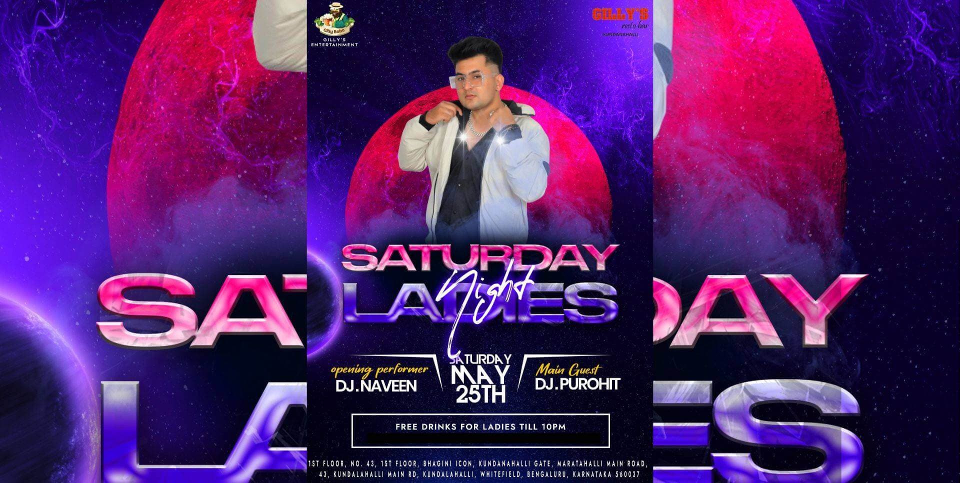 Saturday Ladies Night | Gillys Kundanahalli