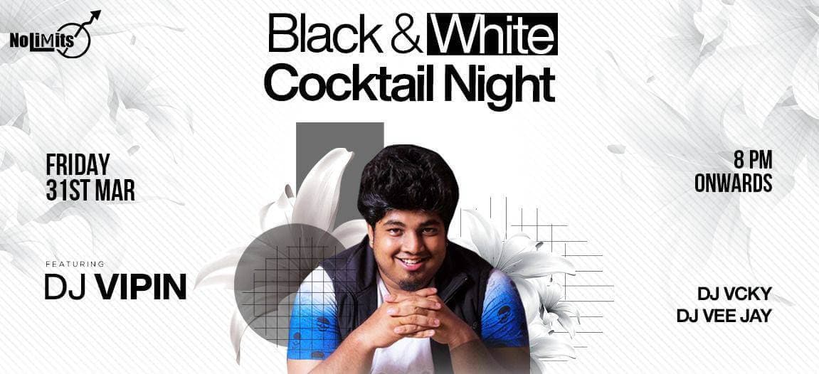 Black & White Cocktail Night