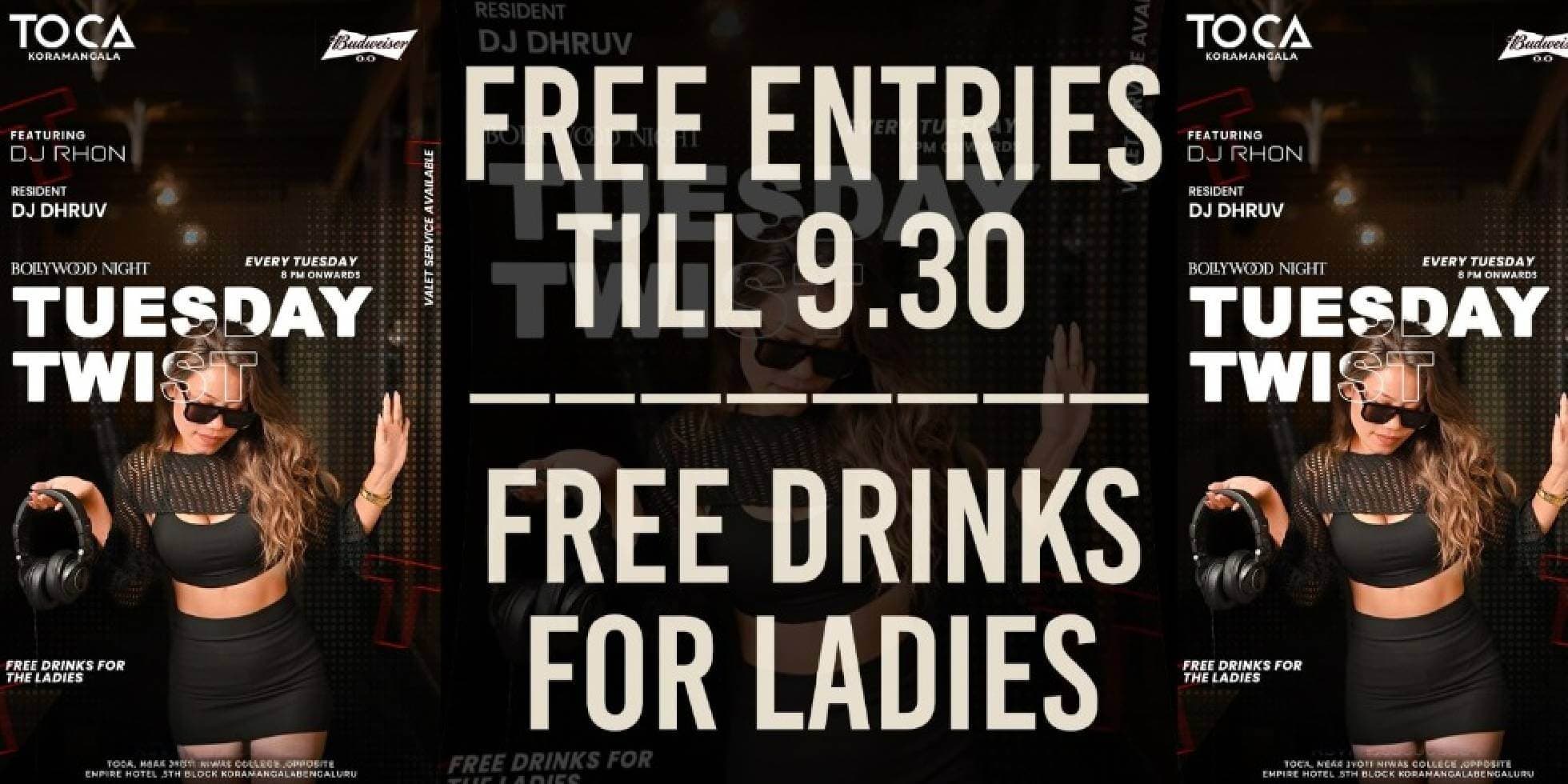 Tuesday Twist Bollywood Night At Toca Koramangala