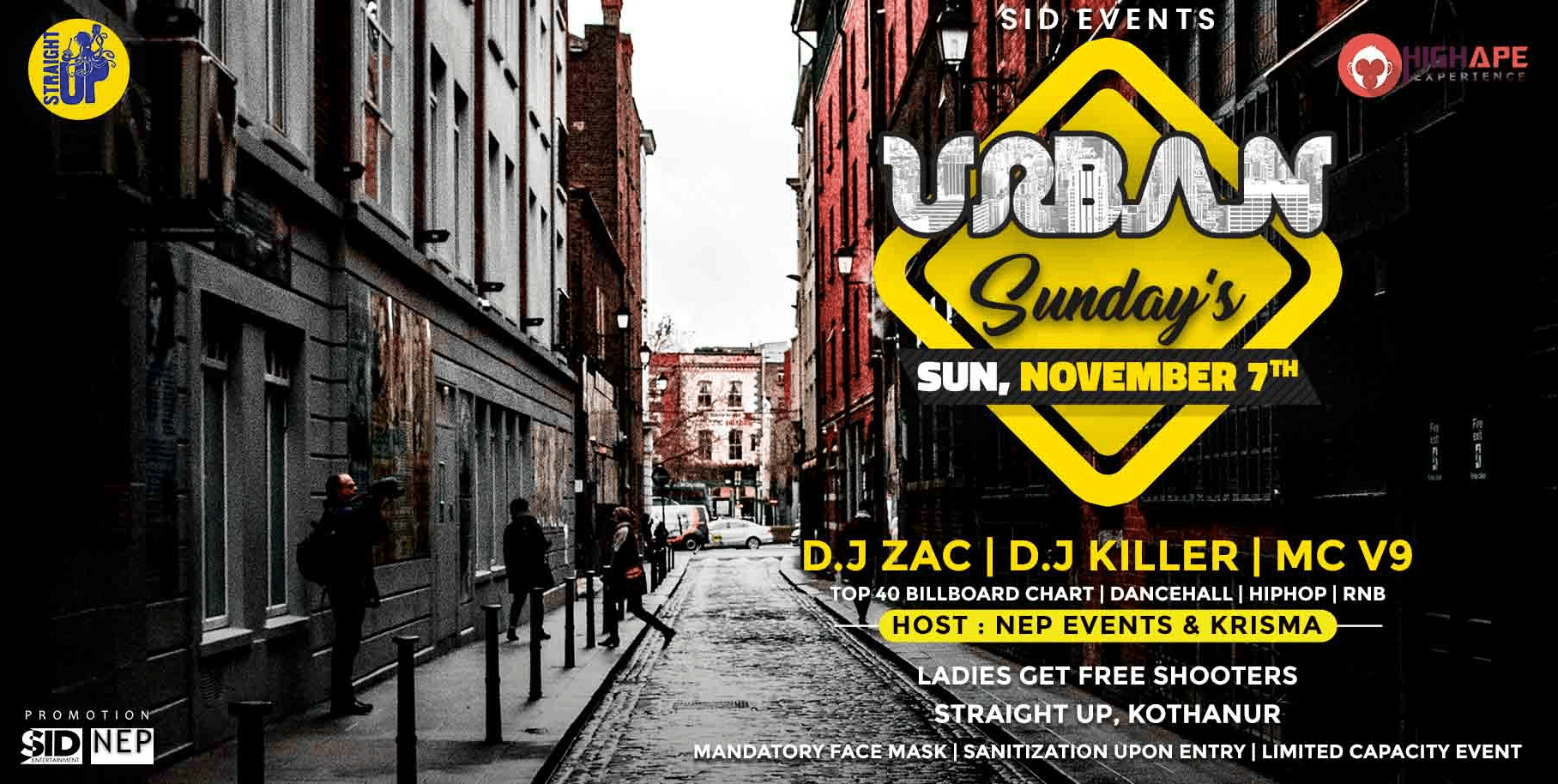 Urban sunday's Ft DJ Zac x DJ Killer and MC V9