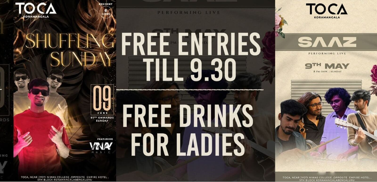 Shuffling Sunday x  Saaz Live Performance | Toca Koramangala