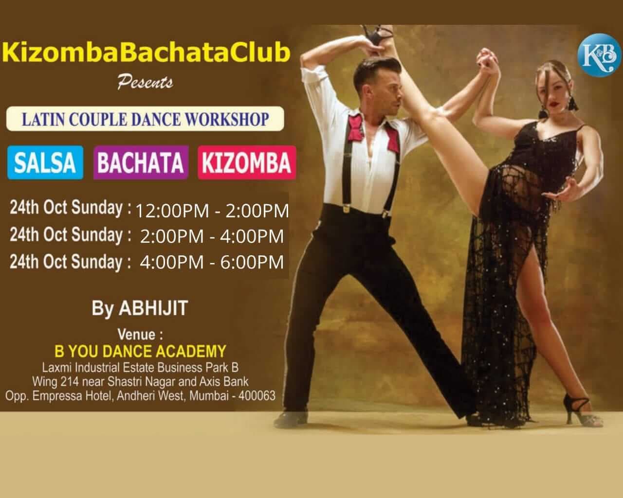 Free Latin Couple Dance Workshop Salsa Bachata And Kizomba